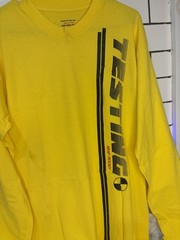 AWGE Industries ASAP Rocky Testing Yellow Cotton Long Sleeve T-Shirt M