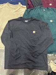 Carhartt T Shirt Lot Mens XL 7pc Mixed Colors Pocket Tee Logo Workwear Bundle