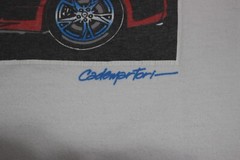 Motorsport Auto 2009 Z Car Exhibition White Shirt XL Hector Cademartori Graphic