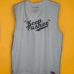 HIGH RISE MENS “KEEP PUSHING” MENS TANK TSHIRT SIZE XL