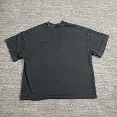 Mouty Tee Shirt Men Medium Boxy Portugal Faded Logo Short Sleeve T-Shirt Heavy