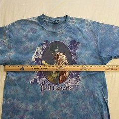 Vintage 90’s Jimi Hendrix Gypsy Eyes Delta Tag Tie Dye T-Shirt 1998 Size XL