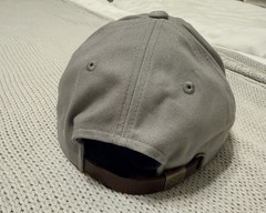 Tumbleweed Textiles Ball Dad Cap Leather STRAP with buckle Gray
