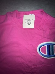 Champion Peony Parade Pink T Shirt & Shorts Set Mens L/XL Reverse Weave NWT