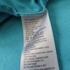 Tommy Bahama Shirt Men XL Blue Pima Cotton Bali High Tide V-Neck T-Shirt Outdoor