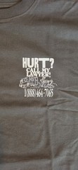 MARKET Gray Smiley “HURT? CALL MY LAWYER!” Graphic Crew Neck T-Shirt XXL