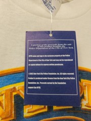 NYPD New York Mens T-Shirt White Vintage Medium NWT