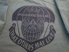PARARESCUE That Others May Live USAF Silk Screen T-Shirt XL Ultra Cotton 6oz