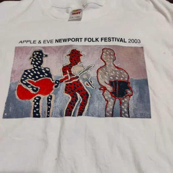 Apple & Eve Newport Folk Festival 2003 vintage Shirt BL131