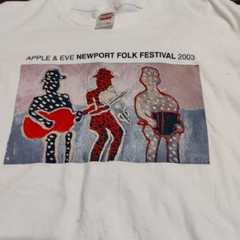 Apple & Eve Newport Folk Festival 2003 vintage Shirt BL131