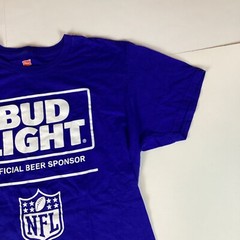 Hanes Bud Light NFL Mens T Shirt Size Medium Short Sleeve Comfort Stretch