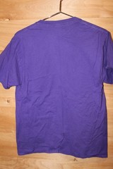 Vintage Lakers vs Bulls NBA T Shirt Hanes Beefy-T M Purple Kobe Jordan Shaq