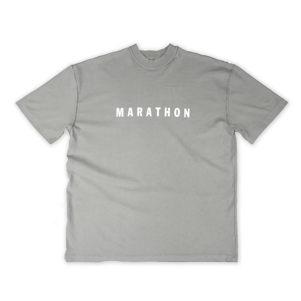 THE MARATHON CLOTHING Hero 2XL Slate Oversized S/S T-Shirt NWT Nipsey Hussle