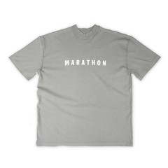 THE MARATHON CLOTHING Hero 2XL Slate Oversized S/S T-Shirt NWT Nipsey Hussle
