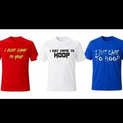 I just came to hoop t-shirt Basketball T-shirt 3 pack small, medium, large, XL