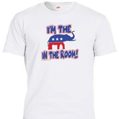 REPUBLICAN In The ROOM ,Political Humor,MAGA,Donald Trump S-5X,T-SHIRT,T-1717Wht