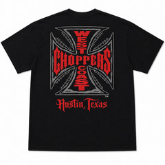 Men’S Trendy T-Shirt Featuring a Unique West Coast Choppers Letter Print shirt