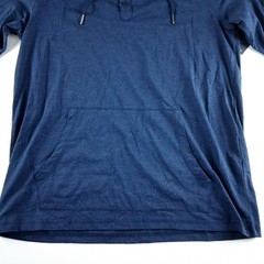 Flag & Anthem Madeflex Hooded Long Sleeve Tee Men’s Size Medium Navy Heather