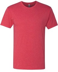NEW Next Level 6010 Men’s Triblend Crew Tee Shirt Small Unisex Vintage Red