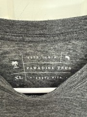 Surfer’s Paradise T Shirt DARK GRAY Costa Rica Pura Vida men’s XL Paradise Tees