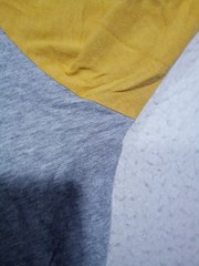 ON the Byas Longer Length 3/4 Sleeve Raglan Shirt Men’s Large Yellow