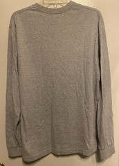 Vintage Finish Line Athletics Long Sleeve Shirt Gray FINL365 Size Medium NWOT