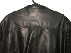 Men’s All Saints REBELL LEATHER SHIRT jacket overshirt L (ref54) £99.99!!!!!