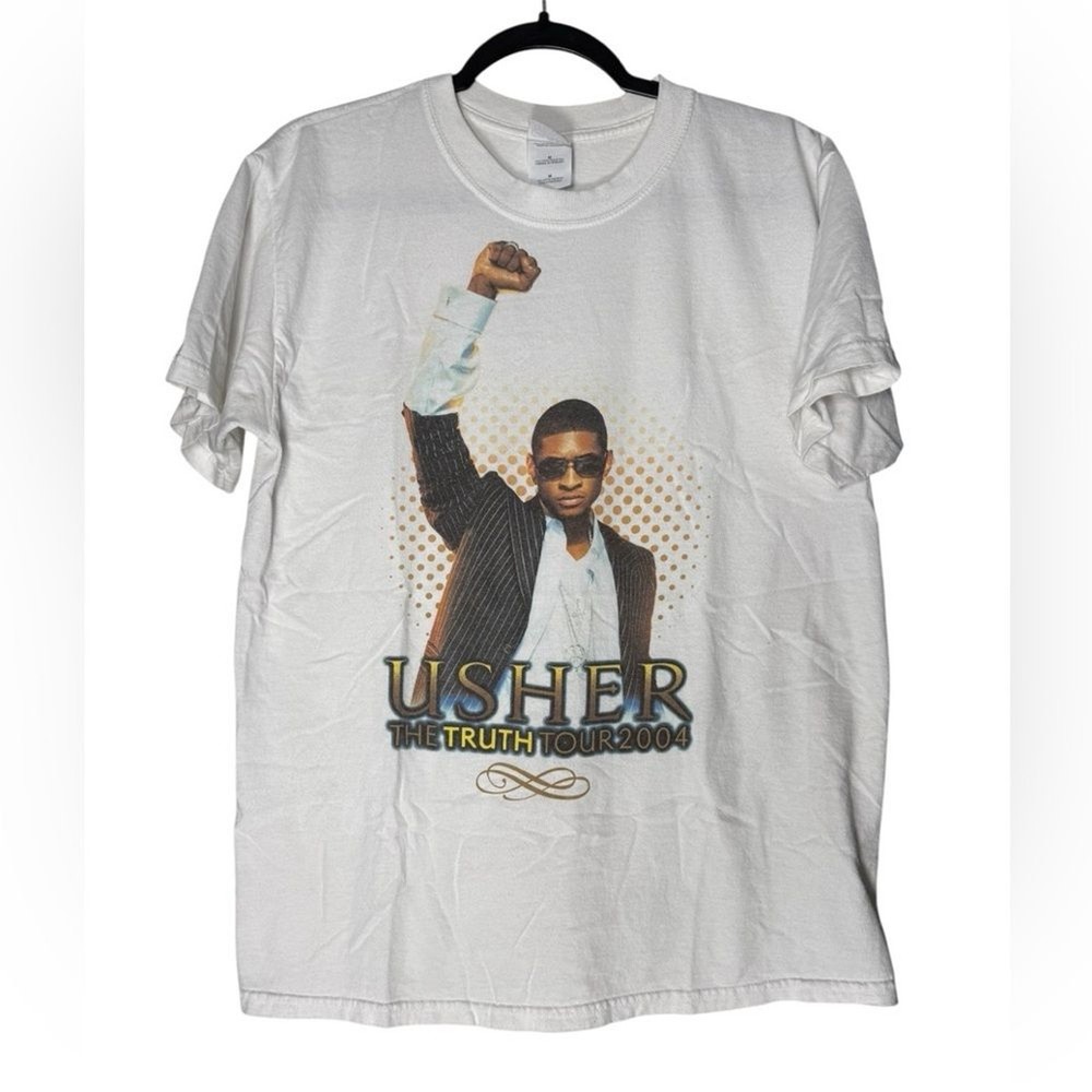 VTG Y2K Usher The Truth Tour 2004 Official Concert Tee Shirt Medium Graphic R&B