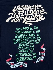 2012 Wiz Khalifa Under The Influence Tour womens T-shirt size medium hip hop
