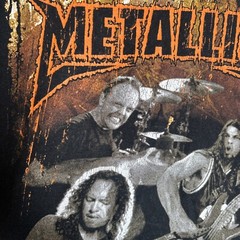 Vintage Metallica Print Rare Single Stitch T-shirt The Roxx – Size Men’s Large