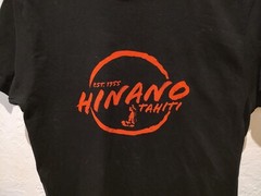 Official Hinano Tahiti T-shirt Size Small Authentic Black T-shirt