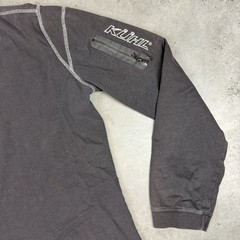 Kuhl T Shirt Mens Medium Gray Outdoors Stretch Flaws Preowned