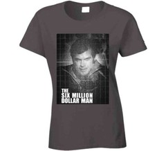 Six Million Dollar Man Lee Majors 70s Classic Tv T Shirt