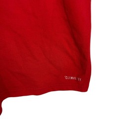 Adidas The Go To Performance T-Shirt Mens XL Red Logo Climalite Short Sleeve