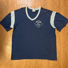 VTG Stedman Super 50 Mesh Shoulder V-Neck Shirt Farm Bureau Boone XXL USA 80’s