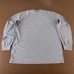 Port & Co Core Blend Men’s XL Heather Gray Long Sleeve Crew Neck T-Shirt New