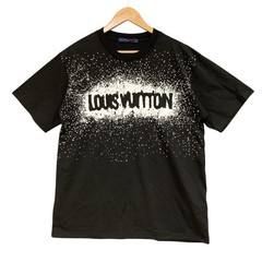 Louis Vuitton Shirt T-Shirt Mens M Black Logo Graphic Cotton Streetwear Summer