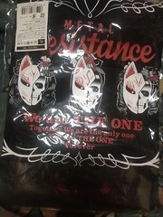 BABYMETAL 「FOX CITY 」 TEE Black T-Shirt XL size