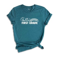 Hello First Grade Shirt, Back To School Shirt, Cute Back To School Shirt, Tie Dy