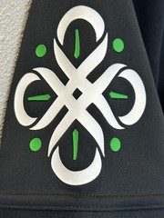 Destiny 2 Bungie Gambit Prime Notorious Invader Reaper Jersey Shirt Medium Green