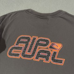 Rip Curl Surf Surfing Skate Vtg 3D Y2K Wave Sports Grey T Shirt -L