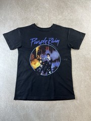 Prince Purple Rain Graphic T-Shirt The Prince Estate Official Licensed XS Black