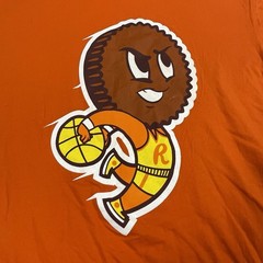 Adult T-Shirt, Bright Orange, Size M – Reese’s Peanut Butter U Basketball Tee