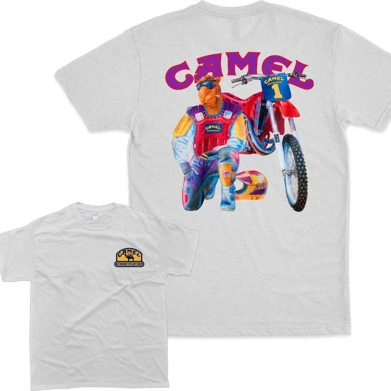 Camel T-shirt T-shirt short sleeve casual men men men smokercross streetwear