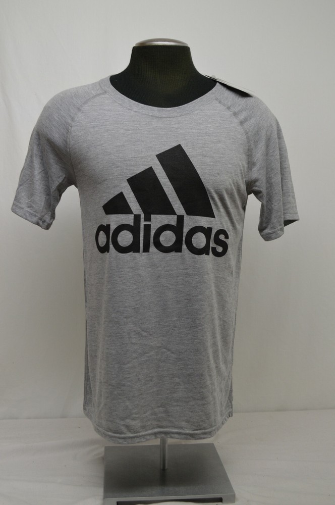 NEW Adidas ‘ULTIMATE TEE’ Size – MED – T-Shirt BIG LOGO Gray