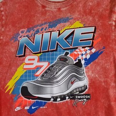 The Nike Tee Red Tie Dye Acid Wash Air Max 97 Racing Medium TShirt Graphic Shirt