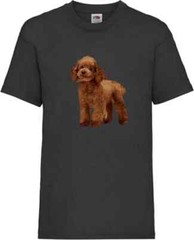 Cockapoo Dog Brown Pet Family Novelty T Shirt Various Colours And Sizes