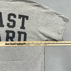 Skilcraft Shirt Mens Medium Gray Coast Guard USCG Military Graphic T-Shirt Tee