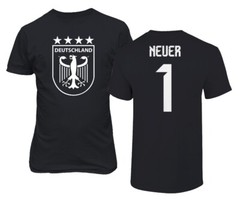 German Soccer #1 Manuel Neuer World Football Fans Adult and Youth T-Shirt