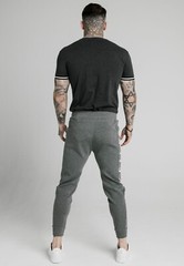 SikSilk Mens Charcoal Marl S/S Signature Gym Tee Extra Small